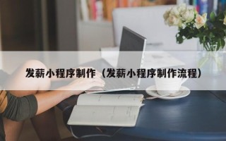 丰城发薪小程序制作（发薪小程序制作流程）