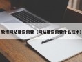 丰城教程网站建设需要（网站建设需要什么技术）